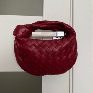 Bottega Veneta Red Leather Mini Jodie